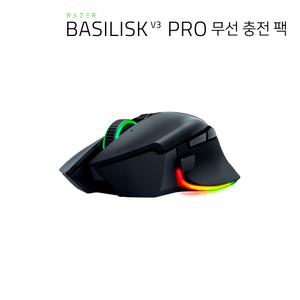 레이저코리아 바실리스크 V3 프로 블랙 Basilisk V3 Pro Black 무선 충전 팩