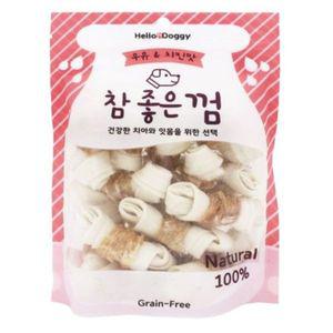 [기타]헬로도기 참좋은껌 강아지 치킨 우유 개껌 15p x 6개[31721636]