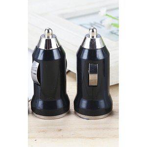 검정 총알형 차량용 시거잭 USB 충전기 고속 휴대폰 차 자동차 카 충전 아댑터 어댑터 스마트폰