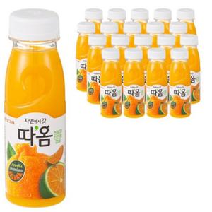 따옴 청귤 앤 한라봉 앤 천혜향 주스 235ml 20개 음료