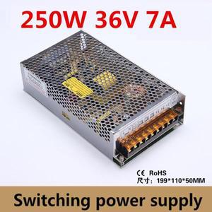 파워서플라이 S-250-36 스위칭 전원 공급 장치, 변압기 LED 스트립 산업, 36V SMPS AC to DC 250W, 7A