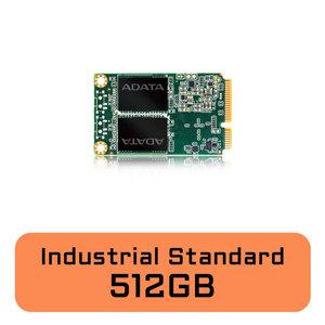 ADATA 산업용SSD 스탠다드 mSATA 512GB TLC IMSS316 대용량 저장공간 CCTV 군사 의료 기기
