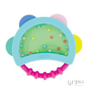 아기 구슬 실리콘 탬버린 흔들기 놀이 소리나는 악기
