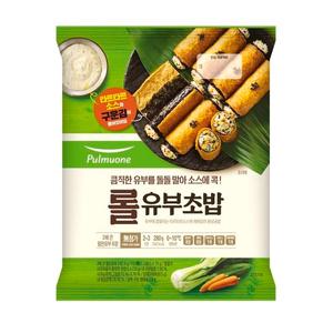 (냉장) 풀무원 롤유부초밥 280g 1개
