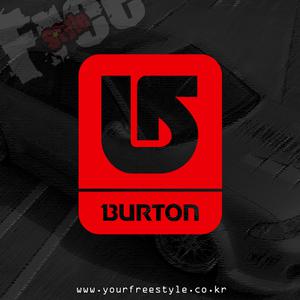 0964 Burton6 cutting, 스노우보드 ,데크 버튼 스티커,카스티커,헬멧,튜닝
