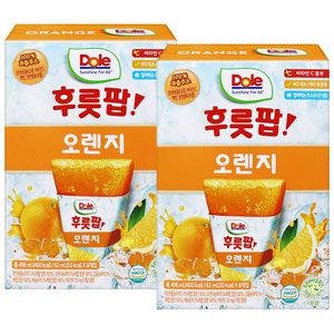Dole 얼려먹는 주스 후룻팝 오렌지 8입 x 2개 / 과즙 디저트 간식