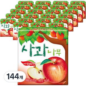 서울우유 사과나무 음료 간식 과일주스 150ml 144개