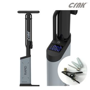 CRNK 크랭크 라피드 RAPID 자전거 펌프 로드 MTB 공기주입기 디지털 공기압게이지 스마트 펌프