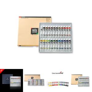 신한수채화물감 7.5ml 24색 문구 물감/수채화/미술/재료/한국화/놀이/그림/전문가용/전문가/화방/학생용