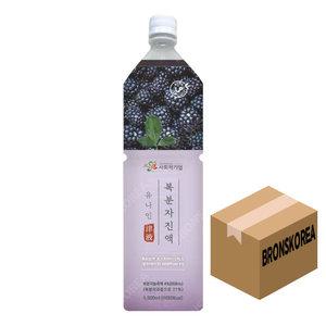 유나인 복분자 진액 1.5L X 8개 음료베이스 과일원액