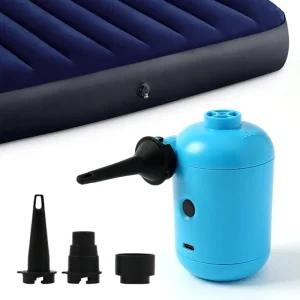 휴대용 USB 전동 에어 펌프 블루다용도펌프 볼펌프 휴대용펌프 튜브용펌프