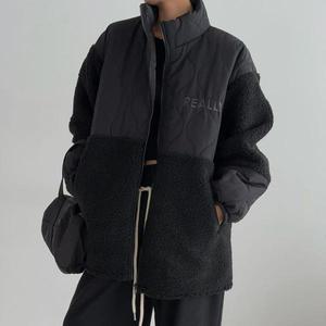 [다잇템]여자 양털 박시핏 벌룬 큰사이즈 FW 점퍼