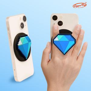 지퍼팝 3D 픽셀 맥세이프 스마트톡 - 블링팝 블랙