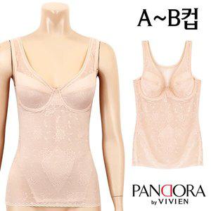 [판도라by비비안]소프트 누디 보정쉐이퍼 치마올인원1종(PBT3735)75A90B