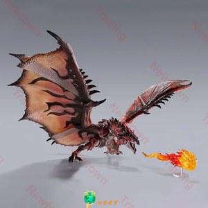 모쇼 토이즈 반다이 몬스터 헌터 S.H.MonsterArts SHM 남성 파이어 드래곤 20 주년 에디션 애니메이션 액션 피규어 완제품 모델 장난감 선물