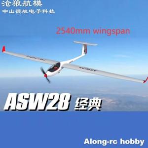 Volantex RC 글라이더 비행기 TW759-1 키트, PNP 버전, ASW28 2540mm 윙스팬 EPO 범선