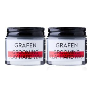 그라펜 그루밍 클레이 하드왁스 75ml 2개 강력 12시간 지속