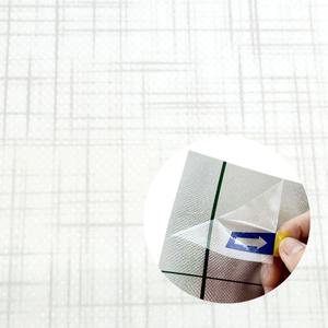 옳은유통 셀프시공 스마트 벽지 라이트 체크 화이트 1mX10m/ 셀프 인테리어 접착식 도배 붙이는 단열 벽지