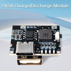 C타입 USB 부스트 컨버터 스텝 POWER LOGIC 모듈 충전 보호 보드 전압 조정기 5V 3A