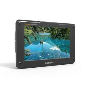 릴리풋 H7 4K 7인치 필드 모니터 울트라 브라이트 1800NIT HDMI 입력 출력 1920X1200 IPS(3D LUT ON CAMERA + F970 배터리 및 충전기 포함)
