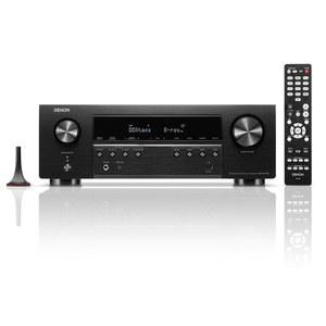 데논 AVR-S770H 7.2Ch 홈 시어터 리시버 - 8K UHD HDMI 리시버(75W X 7), 내장 HEOS, Bluetooth & Wi-Fi, Dolby TrueHD, DTS Neural:X DTS:X 서라운드 사운드