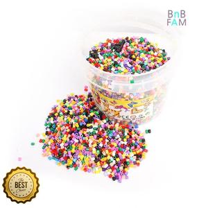 얼니이 비즈놀이 도안 기름종이 집게 세트 꾸미기 공예 만들기 7살여아 diy