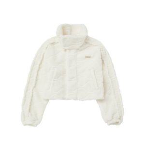 널디 NERDY 우먼스 웨이비 플리스 자켓 크림 PNEW23FJ0202 285179