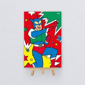 DIY이젤형 짱구 보석십자수 10x15cm 액션가면 등장