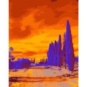 겨울풍경 피포 명화 그림 그리기 DIY (WFGWS6Z)