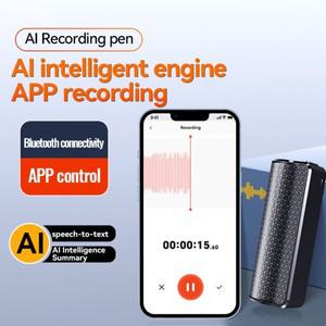 AI ChatGPT4o 지능형 음성 녹음기 소음 감소 전사 언어 번역 장치 오디오 딕터폰 요약