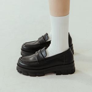 SOVO 로렌지 플랫폼 단화 로퍼 5cm