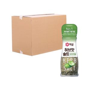 (박스) CJ 백설 천일염 허브맛솔트 순한맛 55g 35입