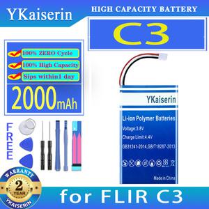 FLIR C3 열화상 카메라용 교체 배터리 703351 2000mAh
