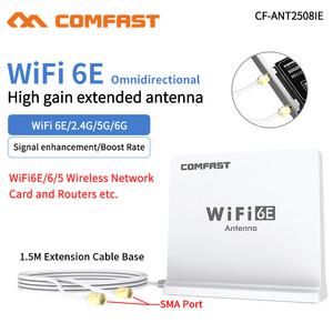 트라이 밴드 무지향성 확장 안테나 인텔 AX210/200 NGW 와이파이 원격 제어 6E /6/5 어댑터 6 라우터용 2.4