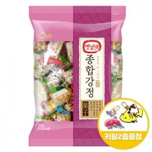 청우 종합강정 350gx3개+키링2종.