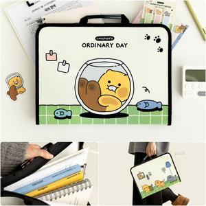 모든픽 춘식이 파일 가방 포켓 손잡이 파우치