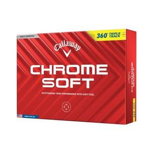 [캘러웨이 정품] CHROME SOFT 24 360 TRIPLE TRACK 옐로우 10더즌