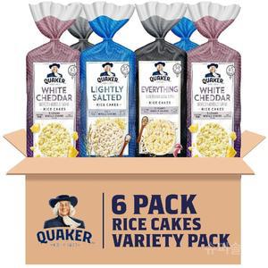 퀘이커 라지 라이스케이크 버라이어티팩 6팩 Quaker 라이스 케이크 3가지맛