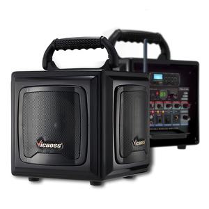 VICBOSS PWA-H511UB 100W 충전용 앰프 스피커 블루투스 USB 무선마이크1개