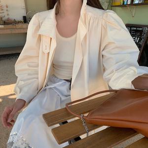 [모코블링] 셔링 카라 자켓 #코튼자켓 #카라자켓 #셔링자켓 #오버핏자켓 #봄자켓 #간절기아우터