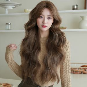 키라비 가발 여성 통가발 긴머리 웨이브 80cm KPE0451