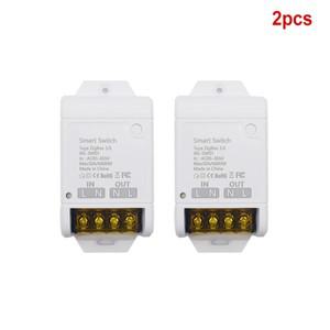 투야 스마트봇2PCS Zigbee 30A 6600W Tuya 스마트 스위치 차단기  제어 홈 자동화 가정용 OnOff 컨트롤러