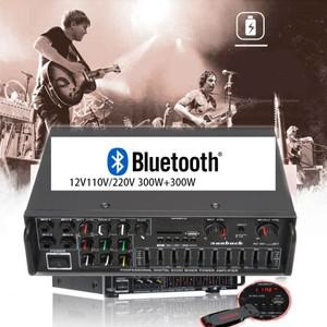 고음질KYYSLB -MP326BT 고전력 2.0 블루투스 홈 앰프 노래방 OK EQ 밸런스드 자동차 300W  2 110V 220V 12V
