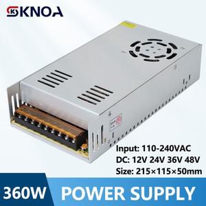 LED 스트립 빛 CCTV 모터에 대 한 12V 24V 36V 48V 360W 스위칭 전원 공급 장치 소스 변압기 AC DC SMPS