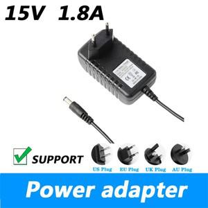 전원 어댑터 AC100-240V, 영국 플러그, AU 플러그, 조명 변압기, 전원 공급 장치, 15V, 1800MA, 15V, 1.8A,