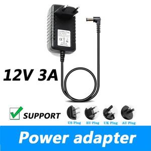 전원 어댑터 모니터 AC100-240V 영국 플러그, AU 플러그, DC L형 오리피스, 조명 변압기, 전원 공급 장치,