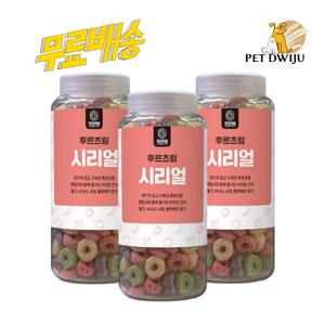 자연애보틀 국내산간식 후르츠 링 시리얼 110g x3개