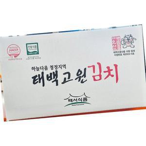 태백하늘 포기김치 10k 식자재