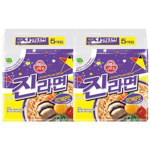 오뚜기 진라면 약간매운맛 5입 2개