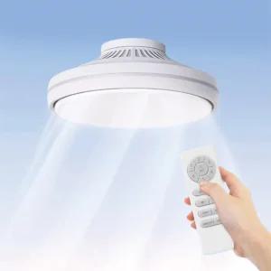 리모컨 아토 실링팬 LED방등 BLDC 날개없는 무소음 선풍기 색변환 고네오 LD